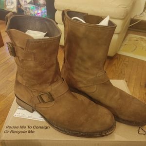 Men's John Varvatos boots. Suede. Size 11.5